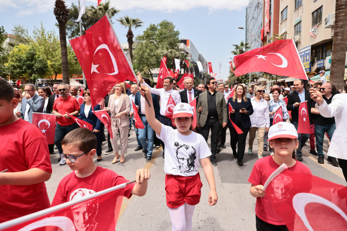 Çocukların bayramı, Denizli’nin bayramı oldu
