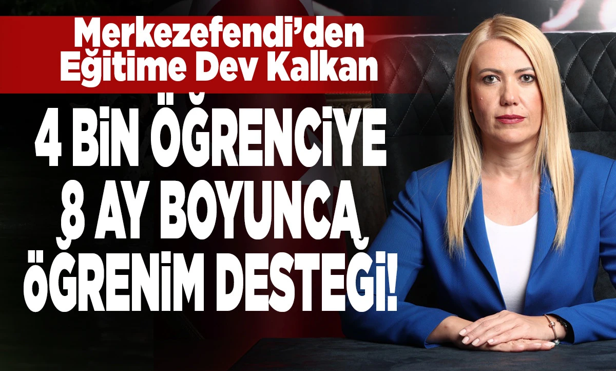 4 Bin &Ouml;ğrenciye 8 Ay Boyunca &Ouml;ğrenim Desteği!