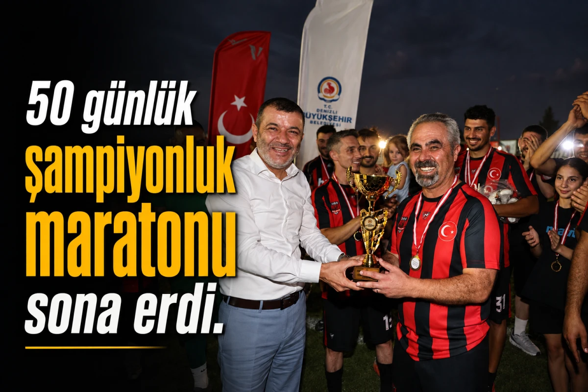 50 g&uuml;nl&uuml;k şampiyonluk maratonu sona erdi.