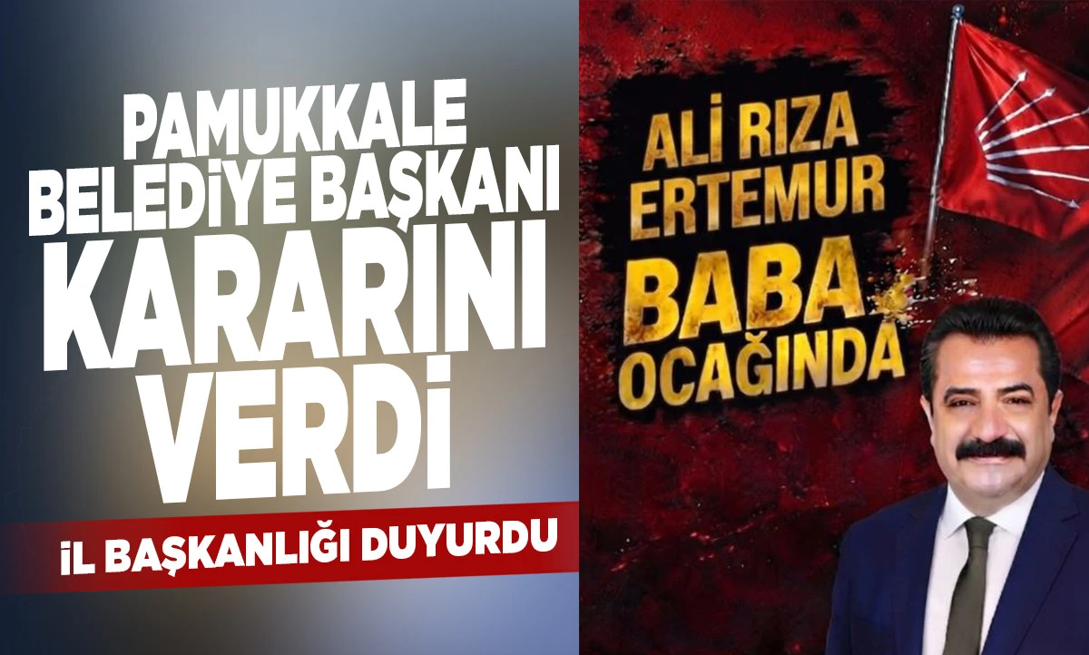 Ali Rıza Ertemur'dan CHP'de Kalma Kararı Aldı