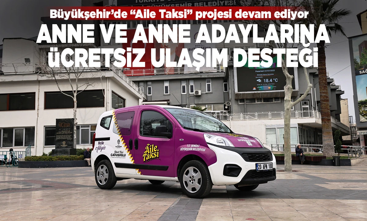 Anne ve Anne Adaylarına M&uuml;jde: Sağlık Kontrollerine &Uuml;cretsiz "Aile Taksi" Desteği