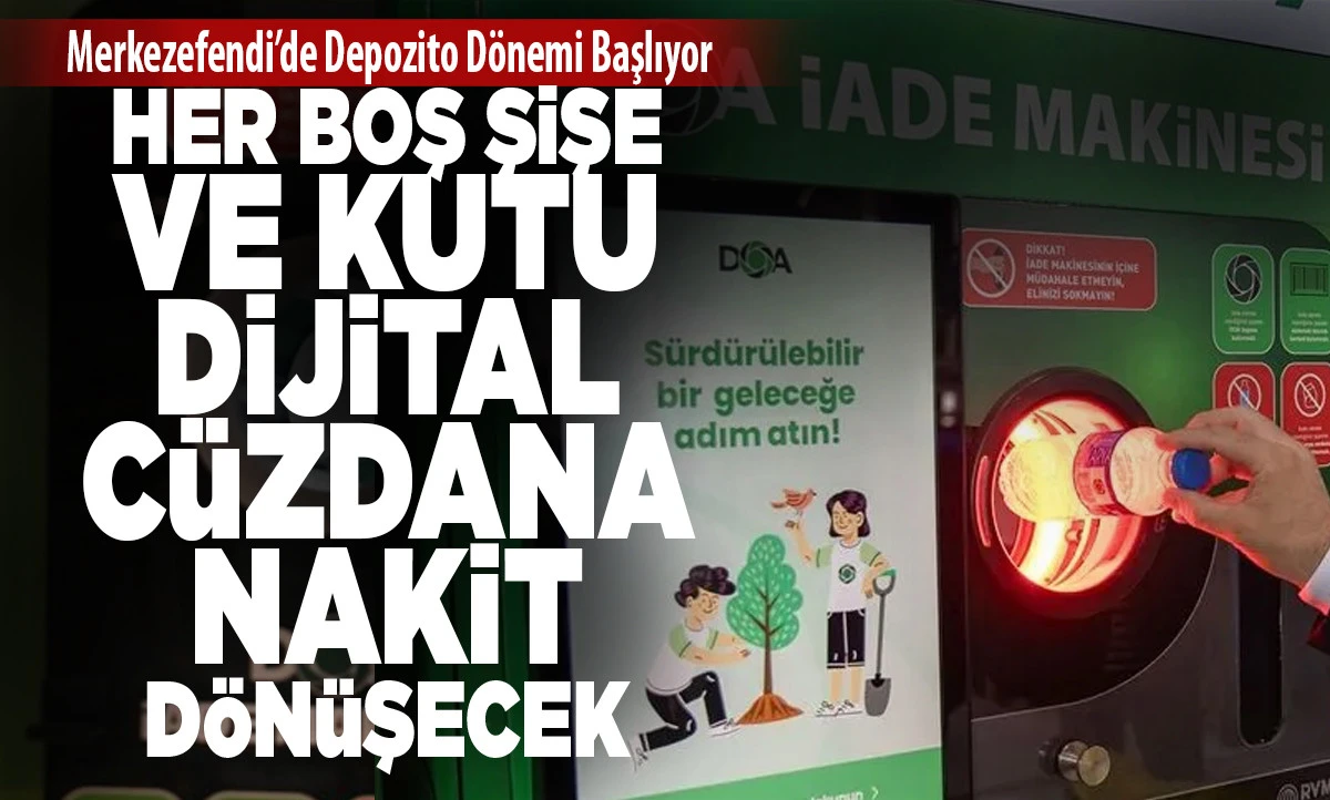 Atık Yağını Kapıdan Veren Hediyeyi, Şişeyi Otomata Atan 1 TL&rsquo;yi Kapıyor!