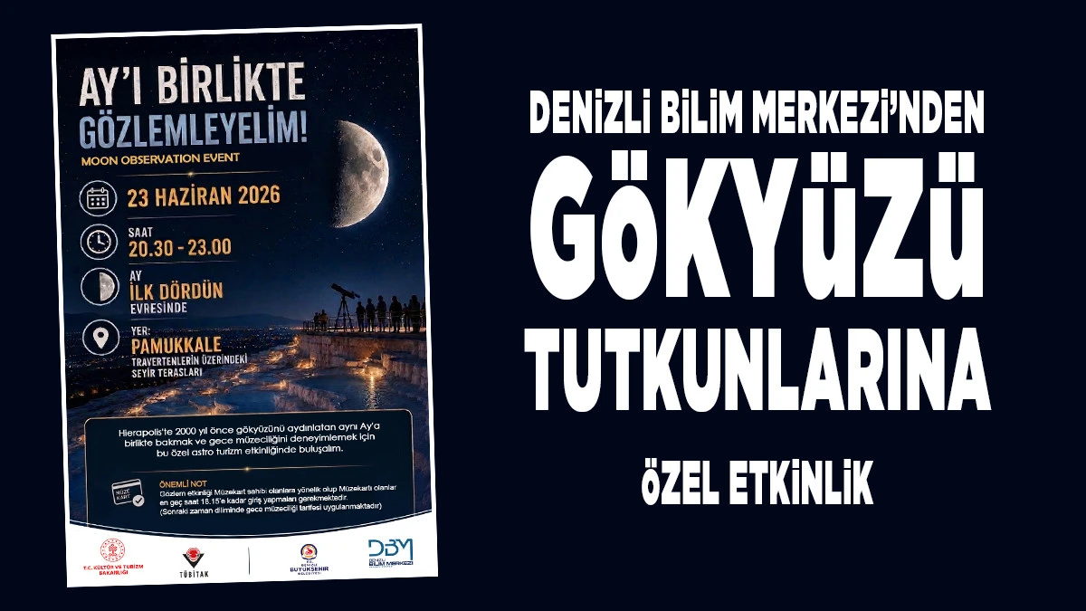&ldquo;Ay&rsquo;ı Birlikte G&ouml;zlemleyelim&rdquo;