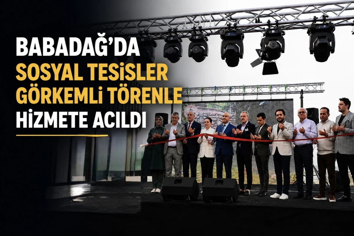 Babadağ&rsquo;da Sosyal Tesisler G&ouml;rkemli T&ouml;renle Hizmete A&ccedil;ıldı
