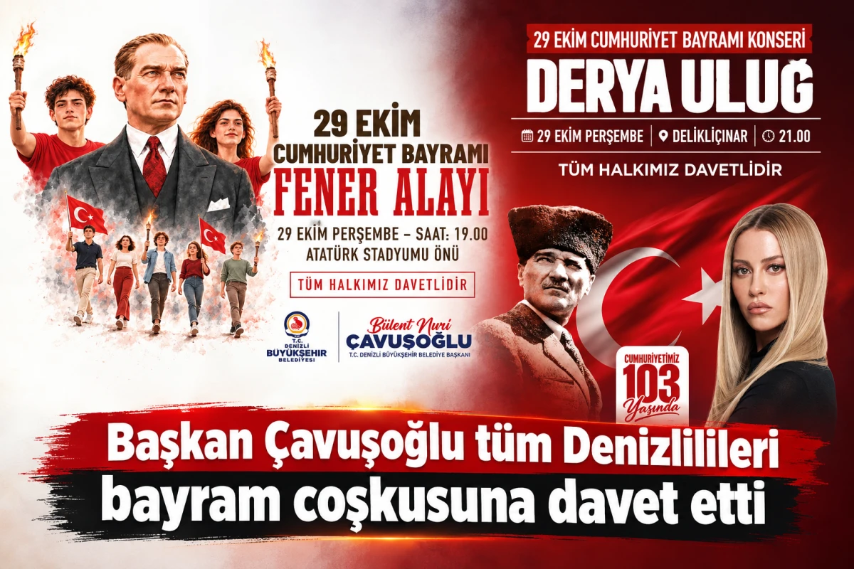 Başkan &Ccedil;avuşoğlu t&uuml;m Denizlilileri bayram coşkusuna davet etti
