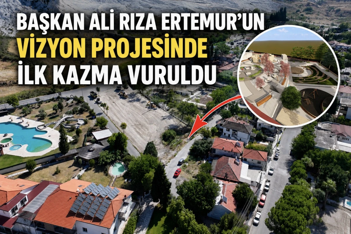 Başkan Ertemur&rsquo;un Vizyon Projesinde İlk Kazma Vuruldu