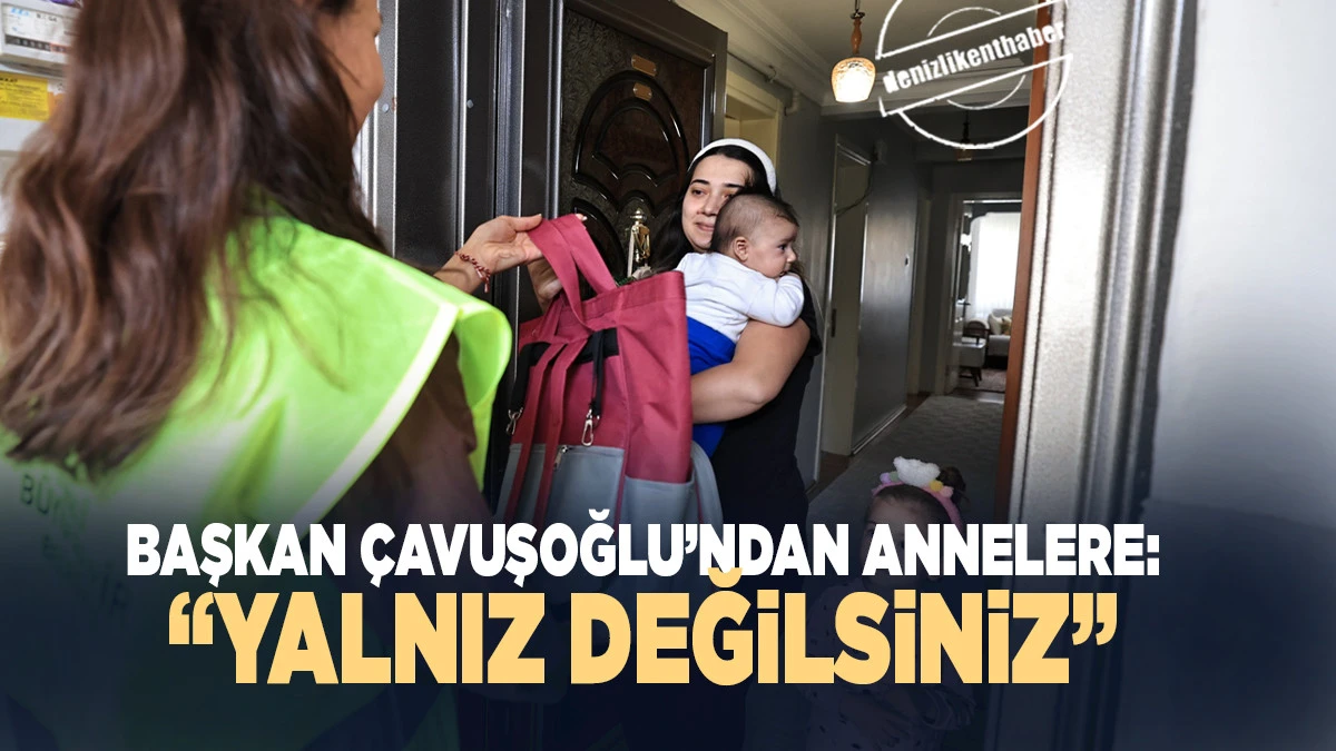 Bebek bezi de &ccedil;antası da B&uuml;y&uuml;kşehir&rsquo;den