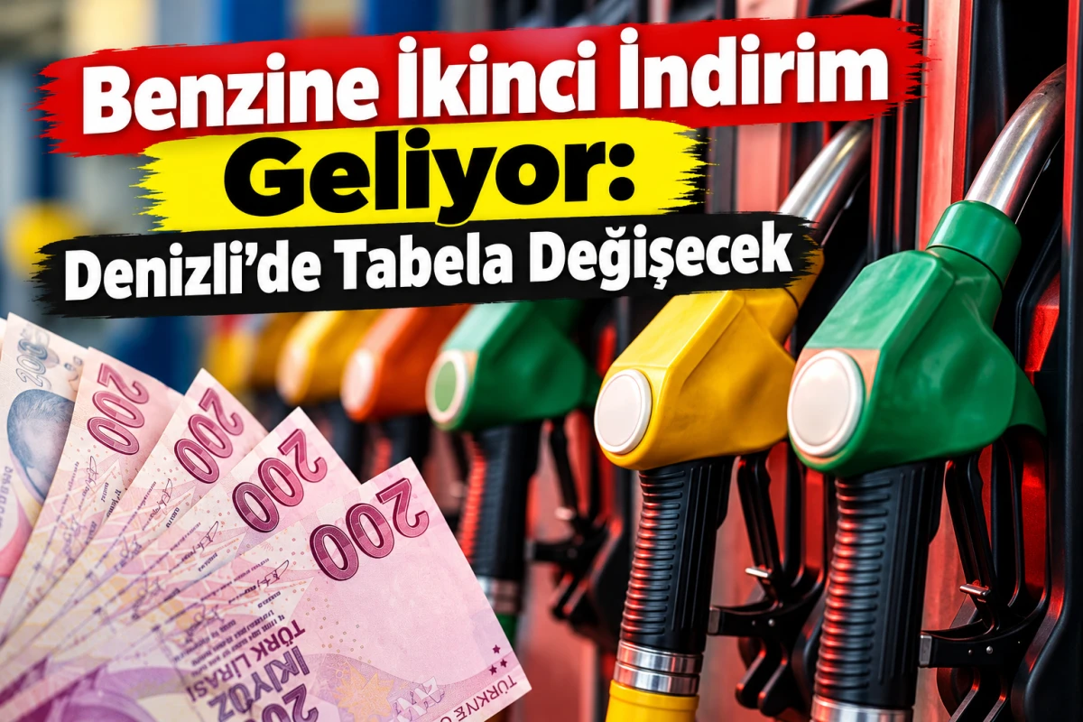 Benzine İkinci İndirim Geliyor: Denizli&rsquo;de Tabela Değişecek
