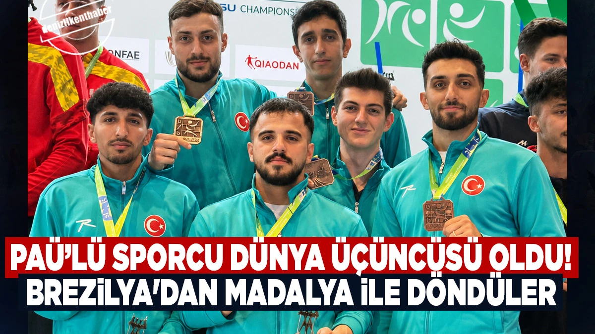  Brezilya'dan Madalya ile D&ouml;nd&uuml;ler