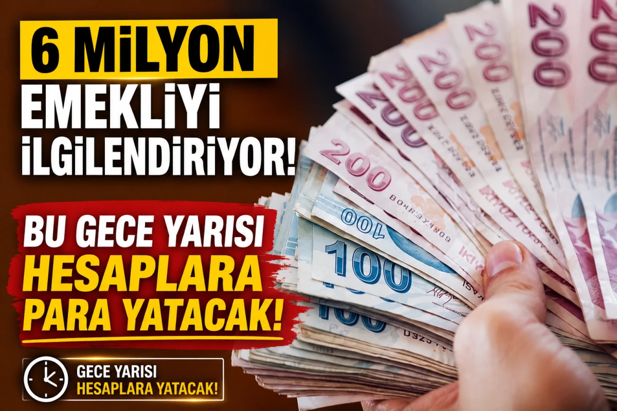 Bu gece yarısı gece yarısı hesaplara para yatacak