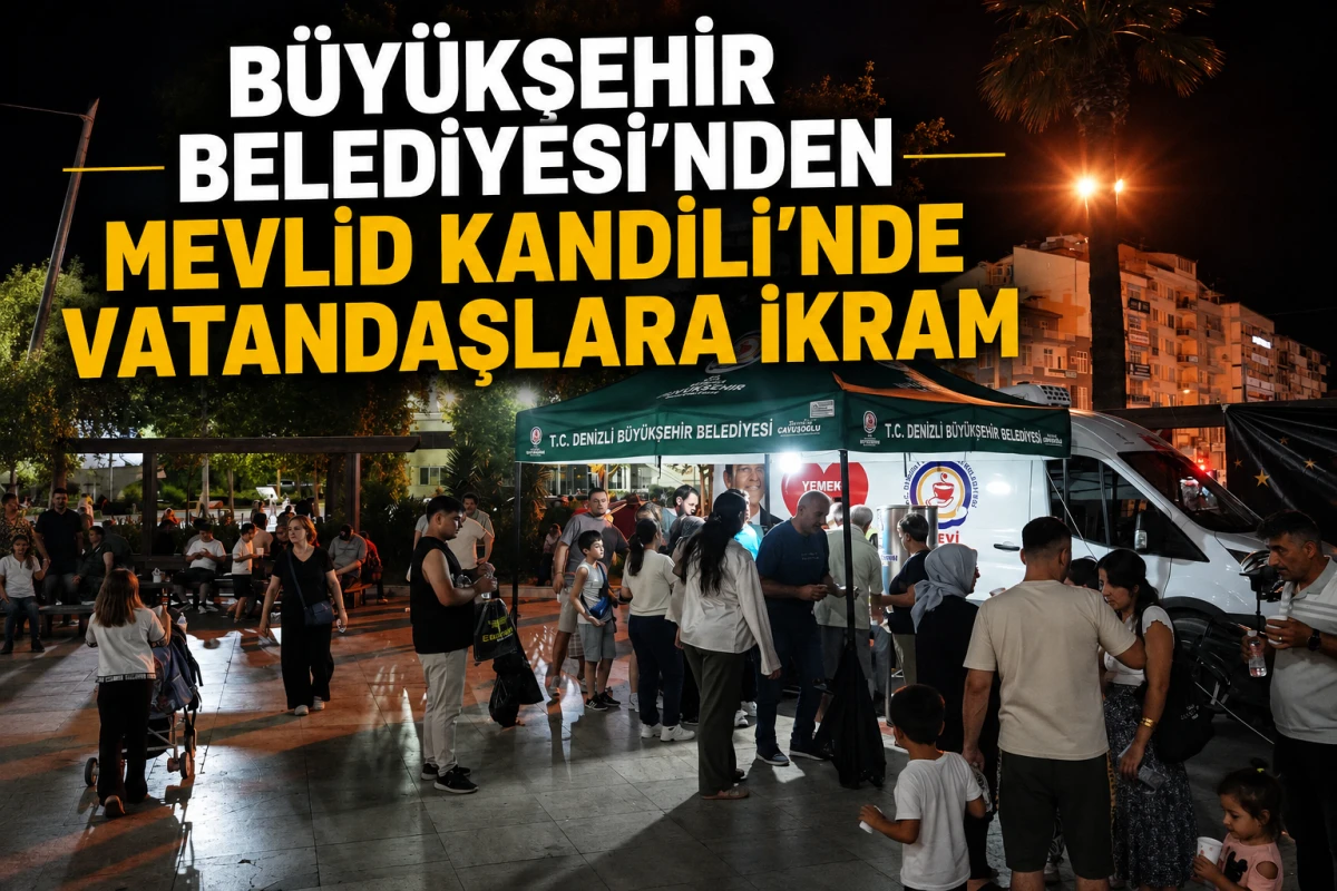     B&uuml;y&uuml;kşehir Belediyesi&rsquo;nden Mevlid Kandili&rsquo;nde Vatandaşlara İkram