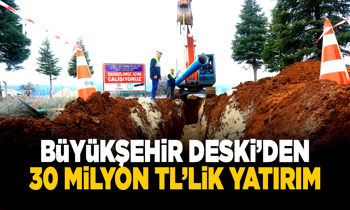 B&uuml;y&uuml;kşehir DESKİ&rsquo;Den 30 milyon TL&rsquo;lik yatırım