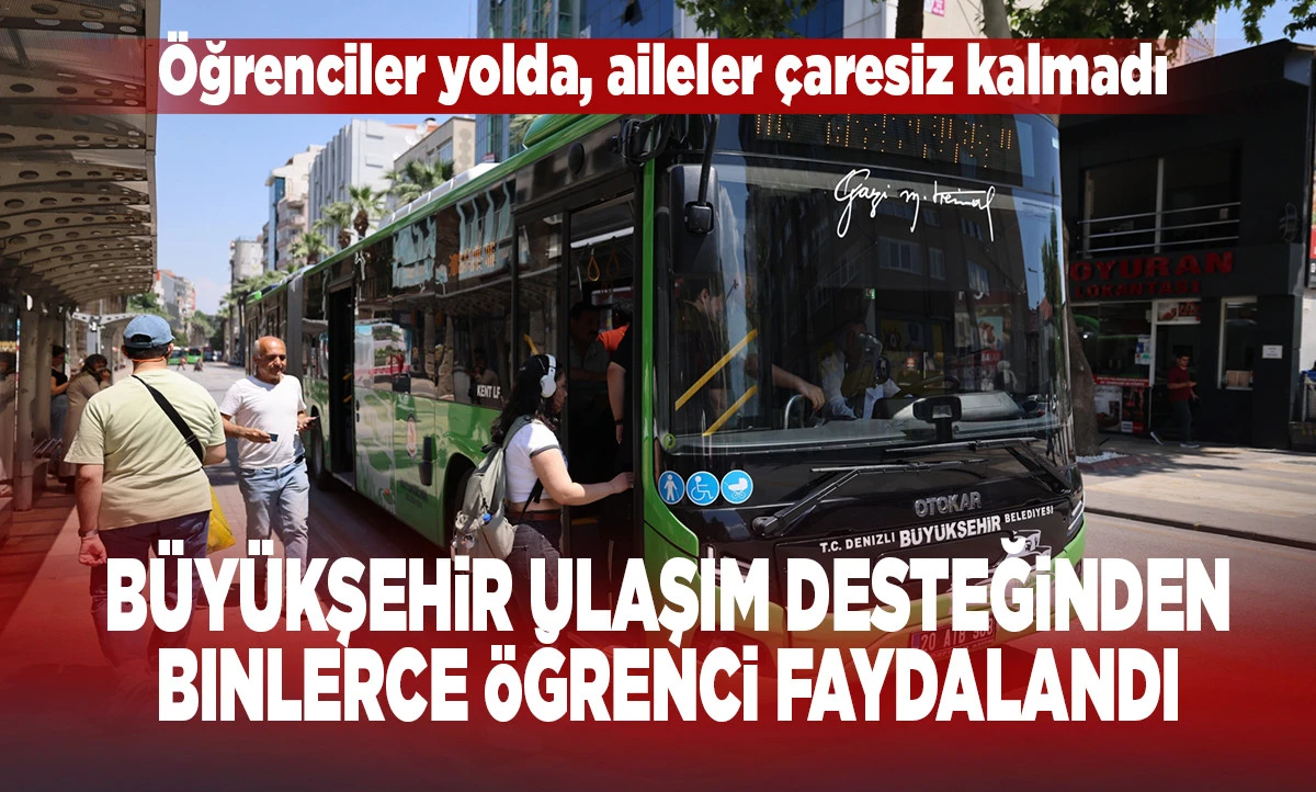 B&uuml;y&uuml;kşehir ulaşım desteğinden binlerce &ouml;ğrenci faydalandı