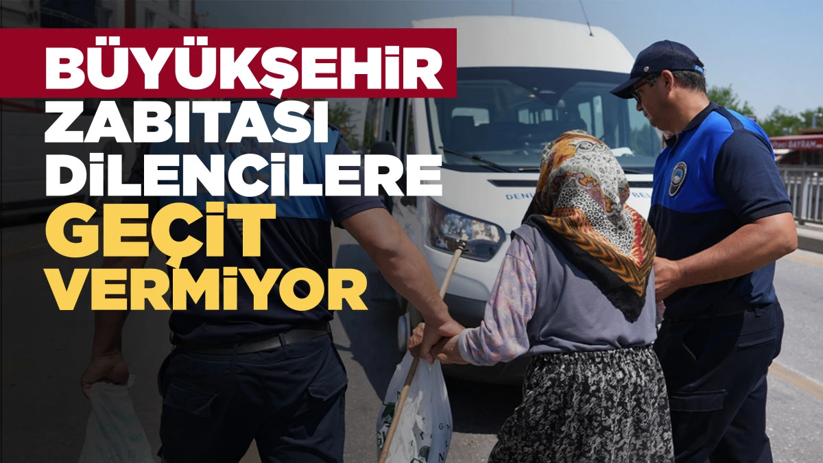 B&uuml;y&uuml;kşehir Zabıtası dilencilere ge&ccedil;it vermiyor