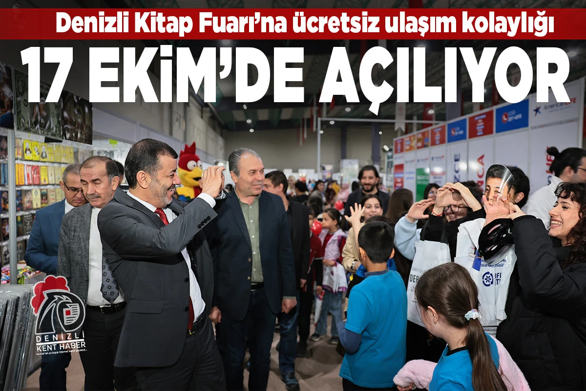 B&uuml;y&uuml;kşehir&rsquo;den Denizli Kitap Fuarı&rsquo;na &uuml;cretsiz ulaşım kolaylığı