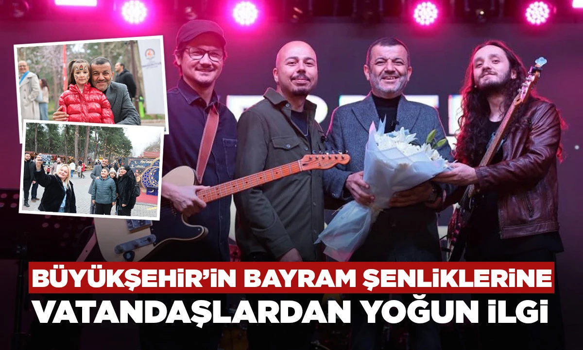 B&uuml;y&uuml;kşehir&rsquo;in bayram şenliklerine vatandaşlardan yoğun ilgi