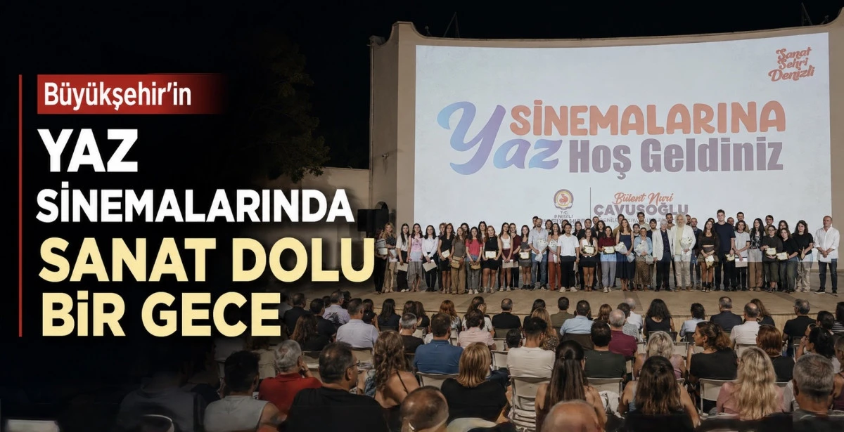 B&uuml;y&uuml;kşehir&rsquo;in yaz sinemalarında sanat dolu bir gece