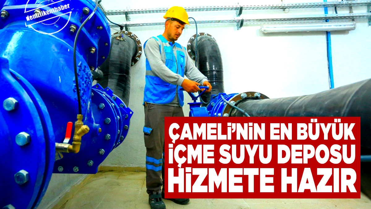&Ccedil;ameli'nin Su Sorunu Tarihe Karışıyor! 19 Milyon TL'lik Dev Yatırım Tamamlandı