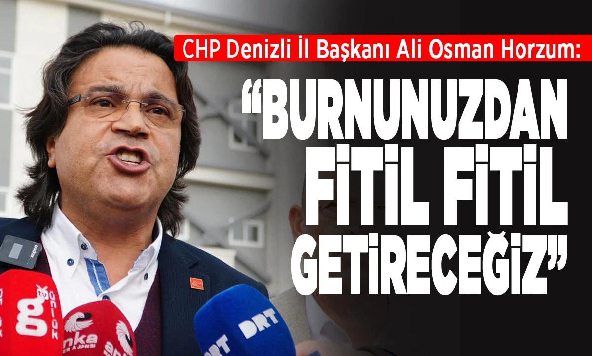 CHP Denizli İl Başkanı&rsquo;ndan Şehir Hastanesi A&ccedil;ıklaması: &ldquo;Su Bahane, Hastane Hazır Değil&rdquo;