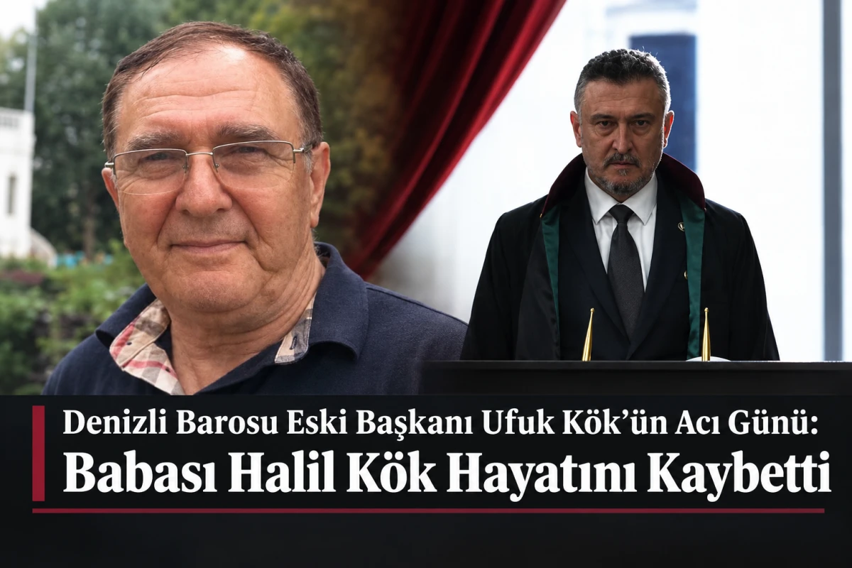 Denizli Barosu Eski Başkanı Ufuk K&ouml;k&rsquo;&uuml;n Acı G&uuml;n&uuml;: Babası Halil K&ouml;k Hayatını Kaybetti