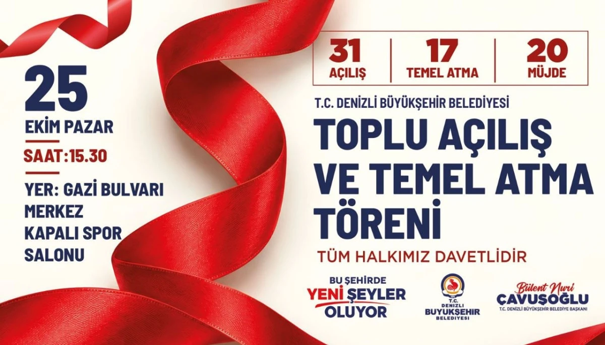 Denizli B&uuml;y&uuml;kşehir&rsquo;den 16,2 Milyar TL&rsquo;lik Dev Yatırım Hamlesi: 68 Proje Hayata Ge&ccedil;iyor!