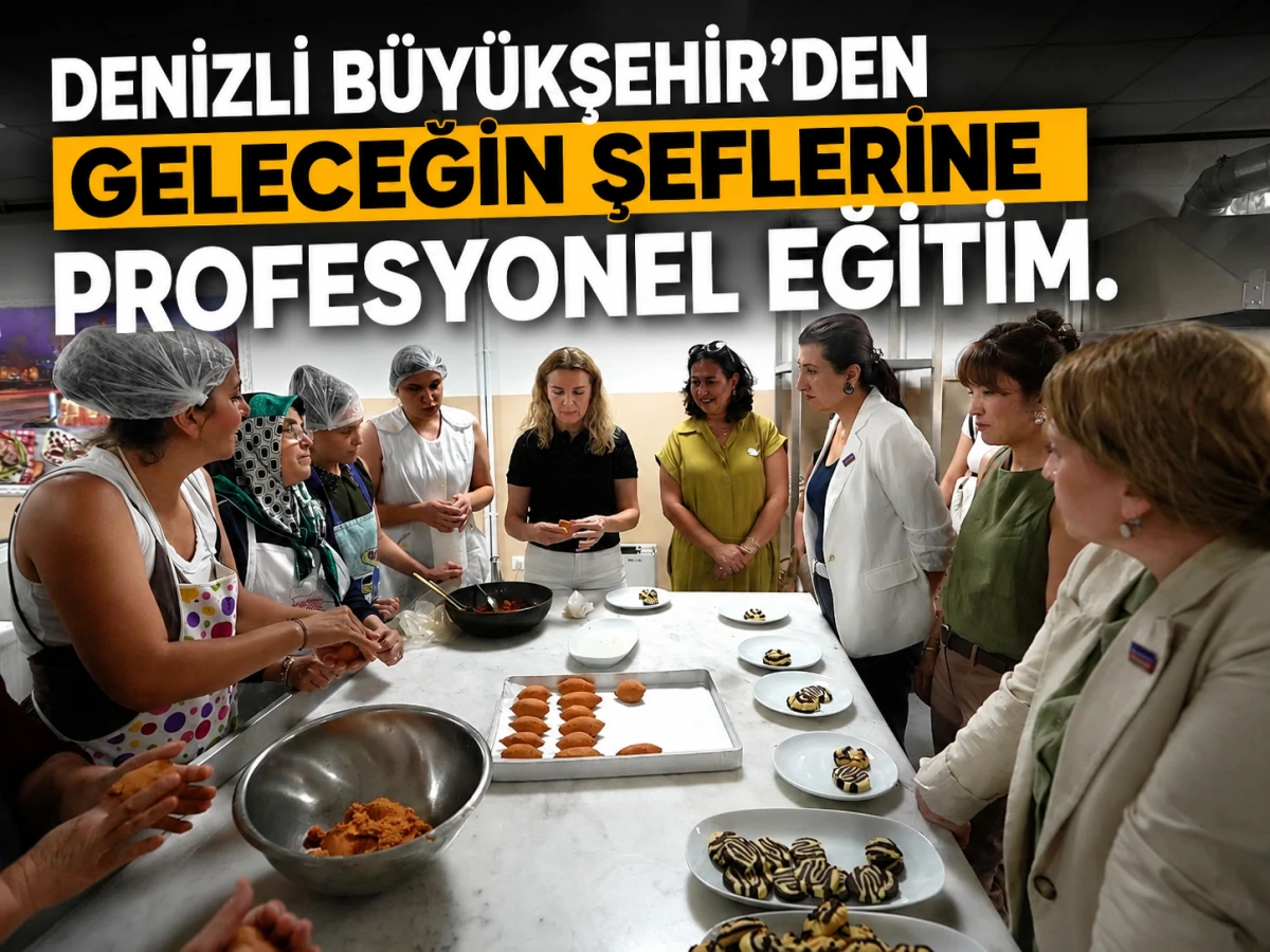 Denizli B&uuml;y&uuml;kşehir&rsquo;den geleceğin şeflerine profesyonel eğitim