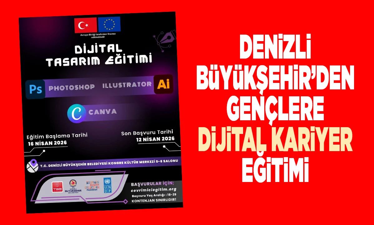 Denizli B&uuml;y&uuml;kşehir&rsquo;den gen&ccedil;lere dijital kariyer eğitimi