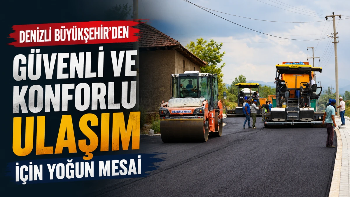 Denizli B&uuml;y&uuml;kşehir&rsquo;den g&uuml;venli ve konforlu ulaşım i&ccedil;in yoğun mesai