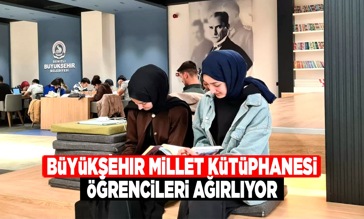 Denizli B&uuml;y&uuml;kşehir&rsquo;den K&uuml;t&uuml;phaneler Haftası&rsquo;nda kitaplara yolculuk