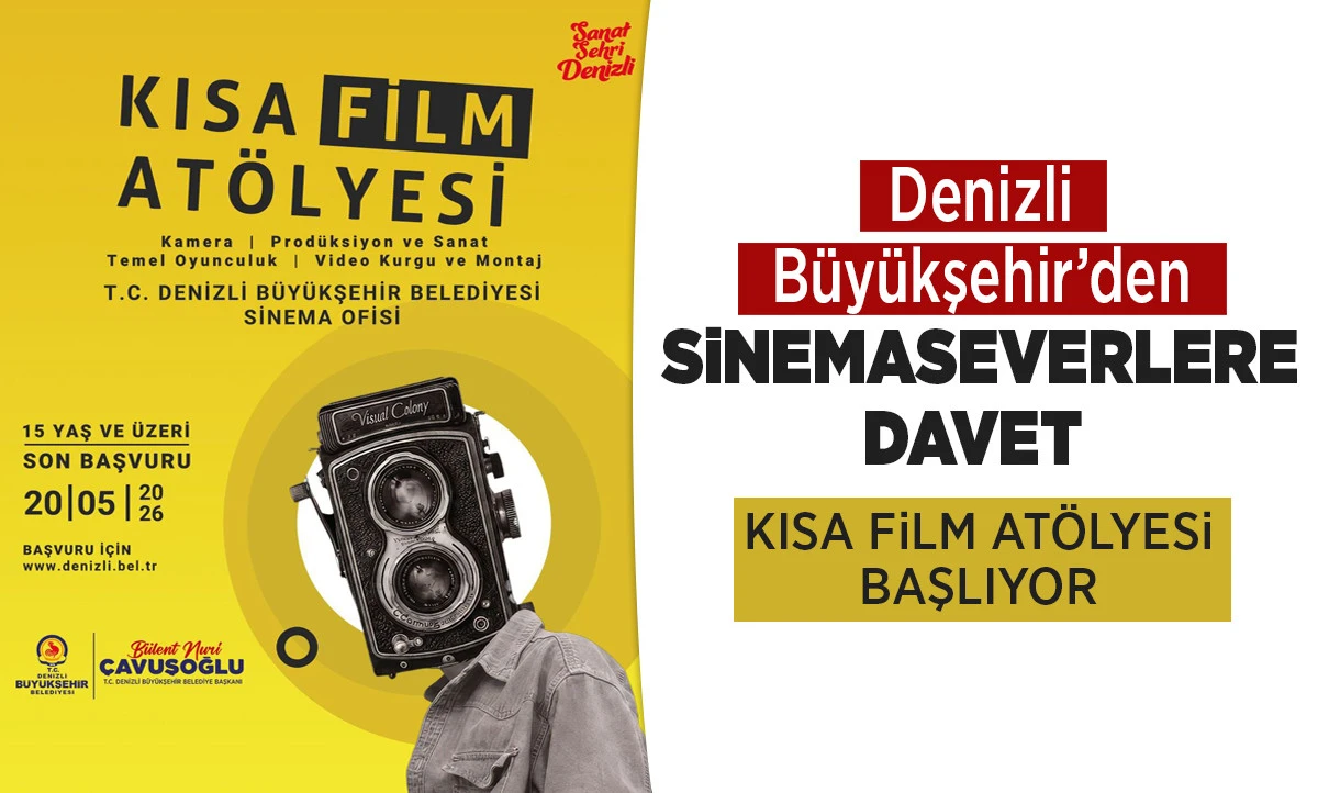 Denizli B&uuml;y&uuml;kşehir&rsquo;den sinemaseverlere davet 