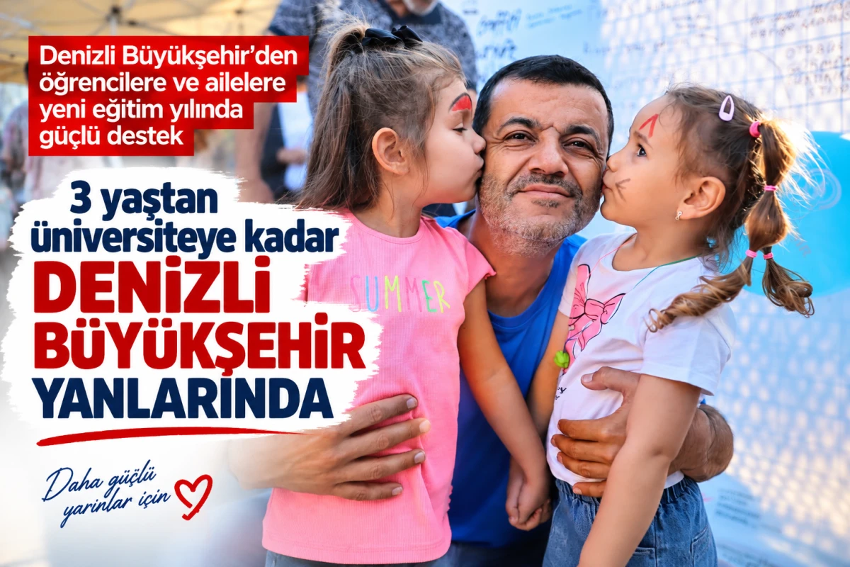 Denizli B&uuml;y&uuml;kşehir&rsquo;den Yeni Eğitim Yılında G&uuml;&ccedil;l&uuml; Destek: 3 Yaştan &Uuml;niversiteye Kadar Başkan &Ccedil;avuşoğlu Gen&ccedil;lerin Yanında!