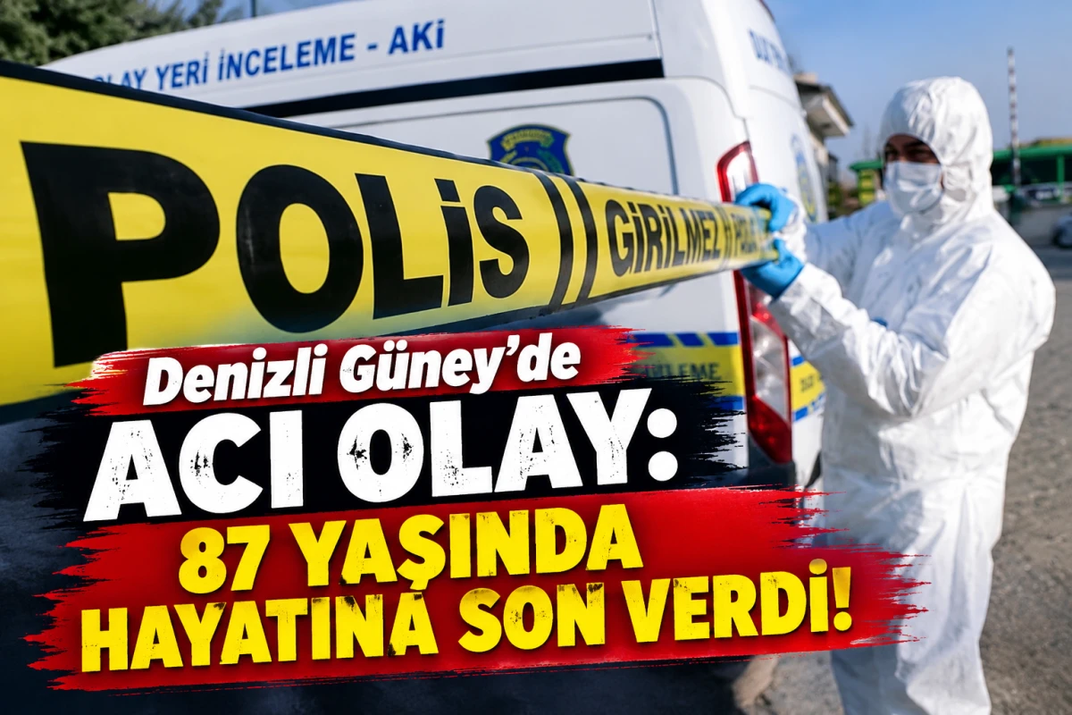 Denizli G&uuml;ney&rsquo;de Acı Olay: 87 Yaşında Hayatını kaybetti!