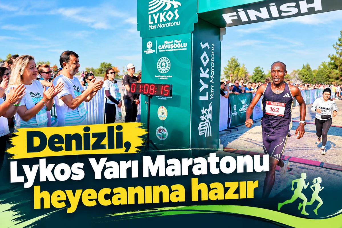 Denizli Lykos Yarı Maratonu Heyecanına Hazır: 26 &Uuml;lkeden Binlerce Sporcu Pamukkale&rsquo;de Buluşuyor!