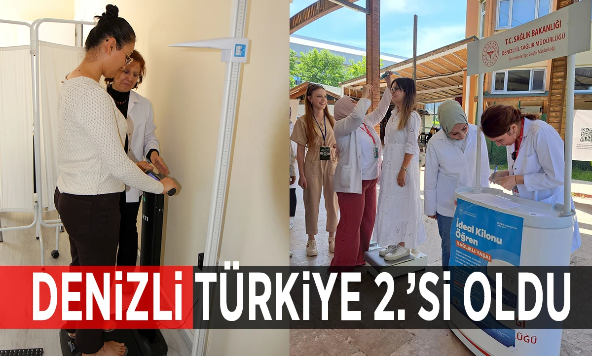 Denizli Sağlıklı Yaşamda Zirvede