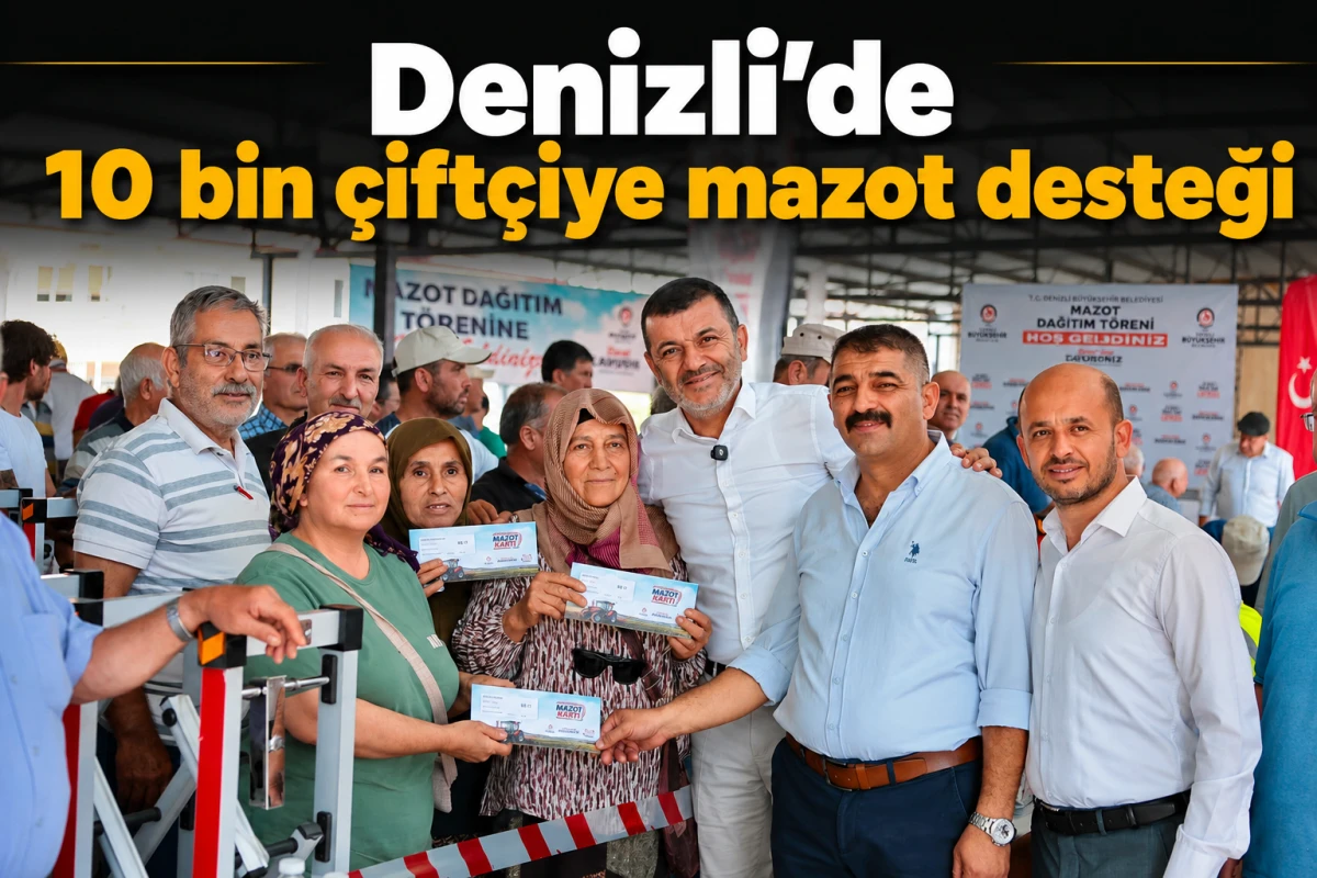 Denizli&rsquo;de 10 bin &ccedil;ift&ccedil;iye mazot desteği