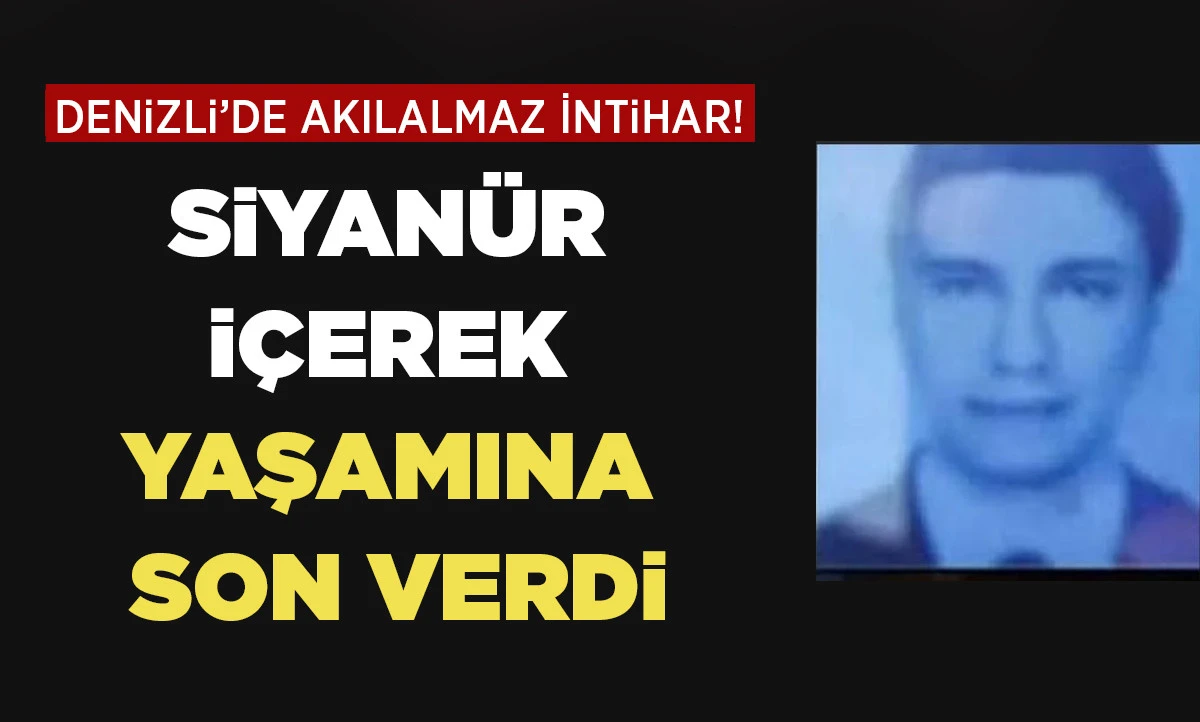 Denizli&rsquo;de Akılalmaz İntihar!