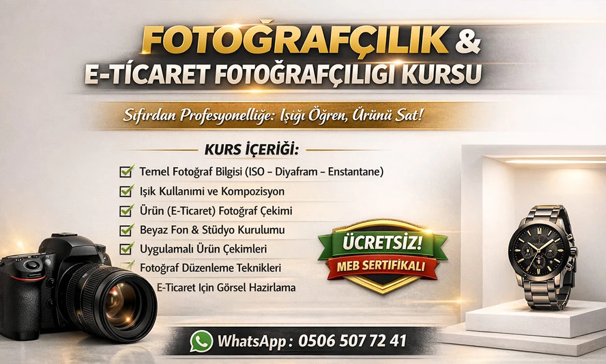 Denizli&rsquo;de Fotoğraf&ccedil;ılık Eğitimi Başlıyor