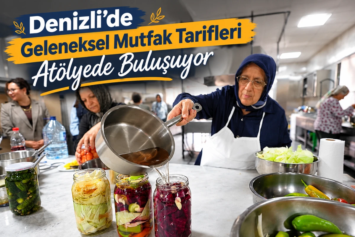     Denizli&rsquo;de Geleneksel Mutfak Tarifleri At&ouml;lyede Buluşuyor