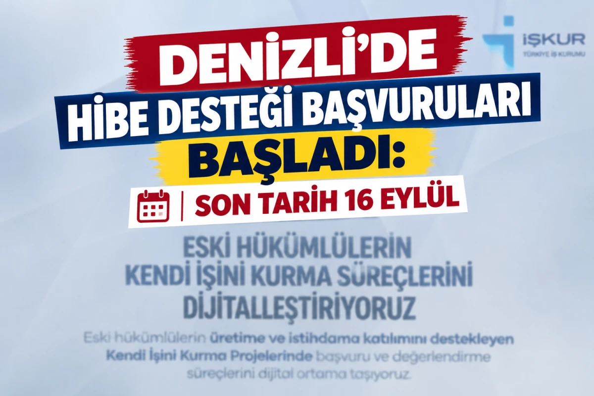 Denizli&rsquo;de Hibe Desteği Başvuruları Başladı