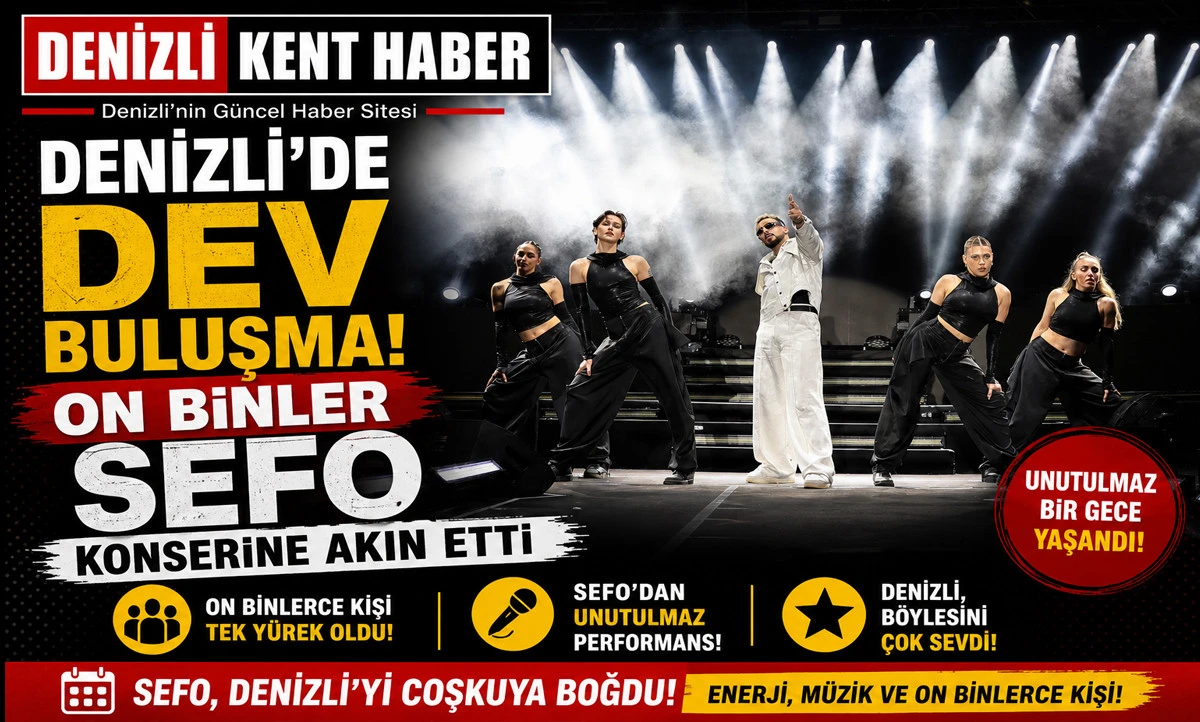 Denizli&rsquo;de Unutulmaz Gece: Sefo Konserine B&uuml;y&uuml;k İlgi