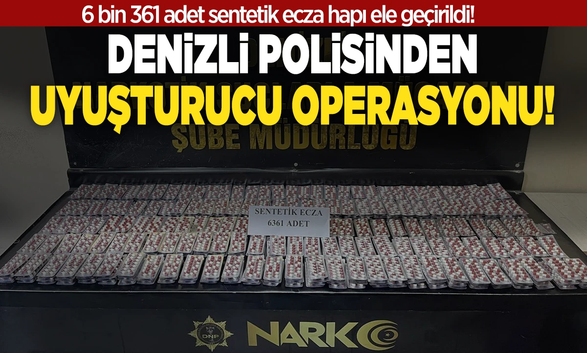 Denizli&rsquo;de Uyuşturucu Operasyonu: 3 Ş&uuml;pheli Yakalandı