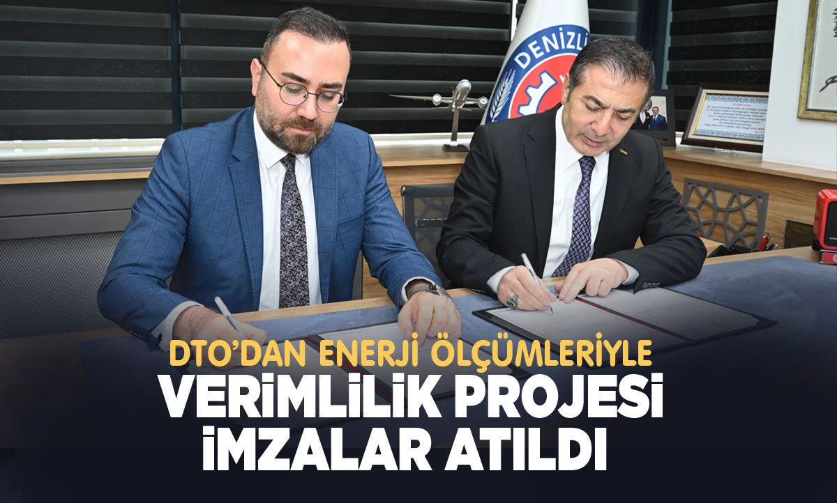 DTO&rsquo;DAN ENERJİ &Ouml;L&Ccedil;&Uuml;MLERİYLE VERİMLİLİK PROJESİ