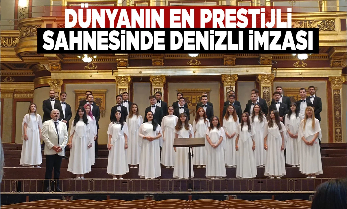 D&uuml;nyanın En Prestijli Sahnesinde Denizli İmzası: PA&Uuml; Korosu Viyana&rsquo;da Zirvede