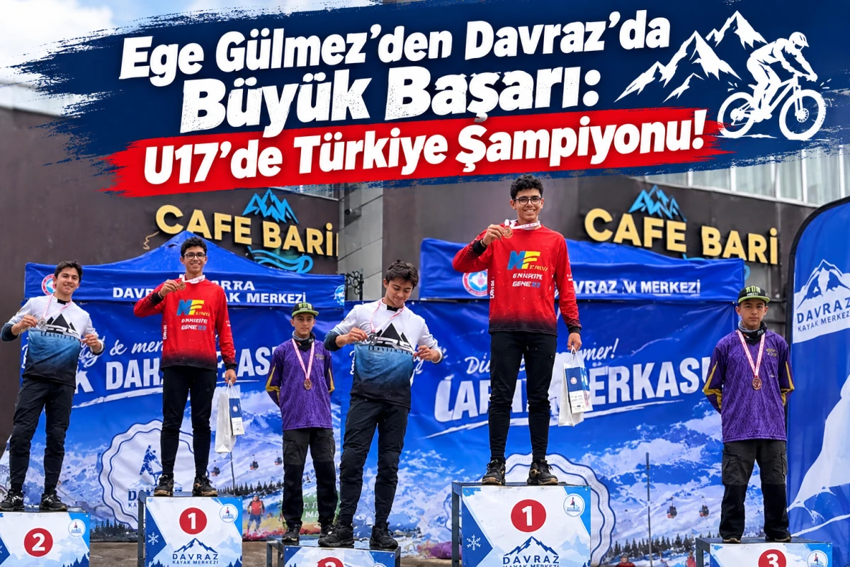Ege G&uuml;lmez&rsquo;den Davraz&rsquo;da B&uuml;y&uuml;k Başarı: U17&rsquo;de T&uuml;rkiye Şampiyonu!