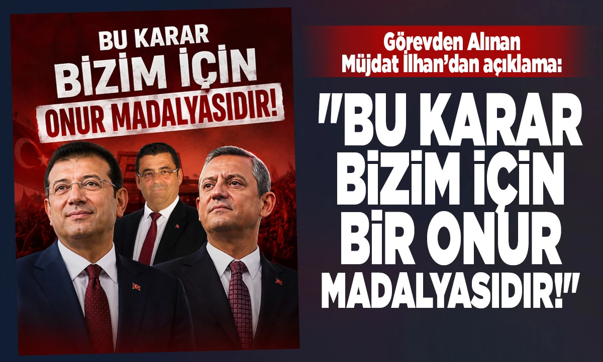 G&ouml;revden Alınan M&uuml;jdat İlhan&rsquo;dan Sert &Ccedil;ıkış: "Bu Karar Bizim İ&ccedil;in Bir Onur Madalyasıdır!"