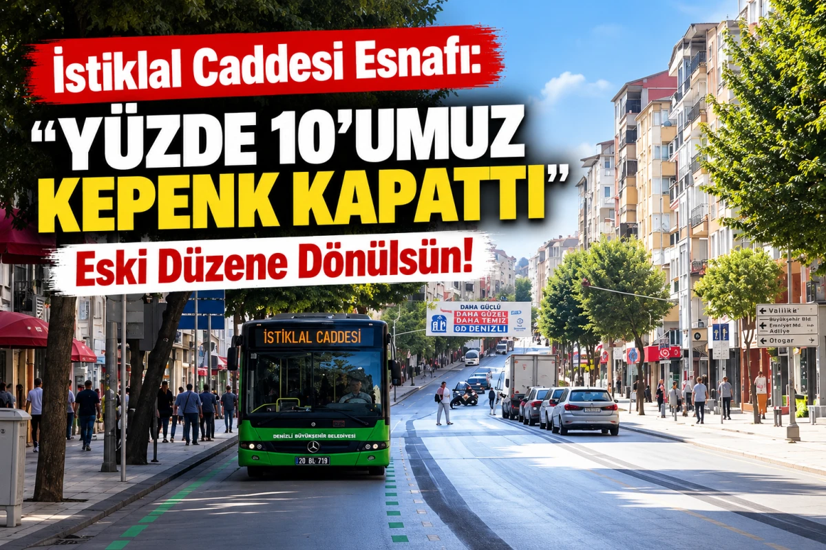İstiklal Caddesi Esnafından Tepki: &ldquo;Y&uuml;zde 10&rsquo;umuz Kepenk Kapattı, Eski Trafik D&uuml;zenine Geri D&ouml;n&uuml;ls&uuml;n!&rdquo;