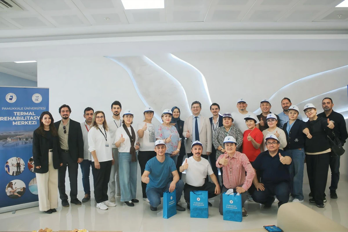 Kazak Akademisyenlerden Pamukkale &Uuml;niversitesi Termal Rehabilitasyon Merkezi&rsquo;ne Ziyaret