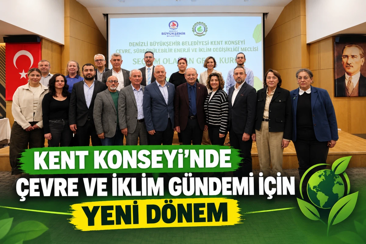 Kent Konseyi&rsquo;nde &ccedil;evre ve iklim g&uuml;ndemi i&ccedil;in yeni d&ouml;nem