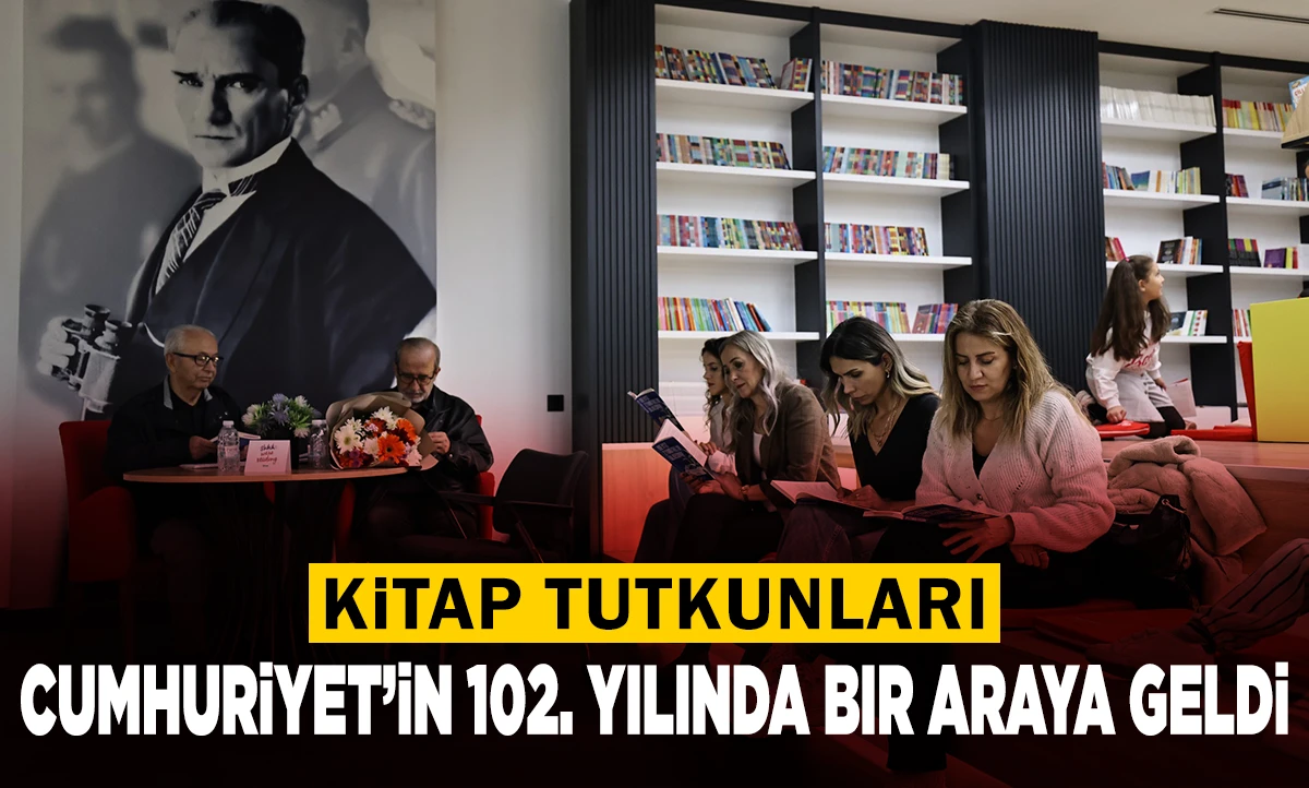 Kitap tutkunları Cumhuriyet’in 102. yılında bir araya geldi