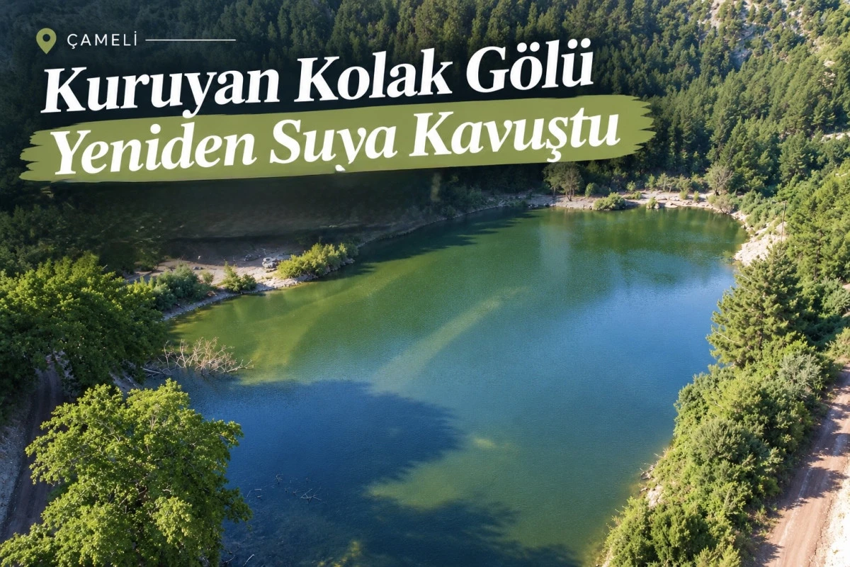 Kuruyan Kolak G&ouml;l&uuml; Yeniden Suya Kavuştu